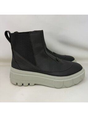 Sorel Caribou X Platform Waterproof Chelsea Boots Black Gray Women’s Size 10.5